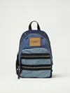 Marc Jacobs The Large Backpack Backpack In Blue Cotton In Blue