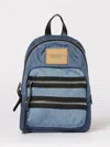 Marc Jacobs Logo Patch Medium Backpack In Blue