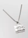 Marc Jacobs Bag Pendant Necklace Chain Link Adjustable In White
