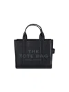 Marc Jacobs 'the Mini Tote Bag' Black Shoulder Bag With Logo In Black
