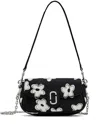 Marc Jacobs Textured Black Bag With Floral Patterns
