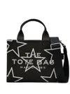 Marc Jacobs Structured Black Handbag With Star Motif And Versatile Strap