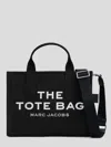 Marc Jacobs Canvas Tote Bag With Logo Print And Versatile Carrying Options