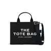 Marc Jacobs Canvas Tote Bag With Logo Print And Versatile Carrying Options