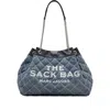 Marc Jacobs The Quilted Denim Chain Sack Bag