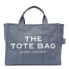Marc Jacobs Structured Canvas Tote Bag With Contrasting Strap