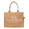 Marc Jacobs The Jacquard Large Tote Bag In Brown