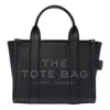Marc Jacobs The Tote Black Leather Bag In Black