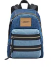 Marc Jacobs The Biker Colorblock Denim Backpack