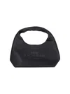 Marc Jacobs Soft Hammered Leather Tote Bag With Tonal Logo In Black