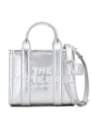 Marc Jacobs Silver Leather Bag With Shoulder Strap