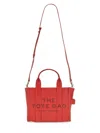 Marc Jacobs 'the Tote Bag Medium' Red Bag With Logo In Red