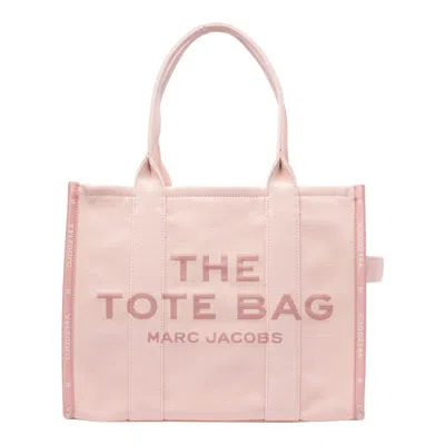 Marc Jacobs Logo Handbag In Nude