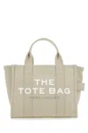 Marc Jacobs Beige 'the Small Canvas' Tote Bag In Cotton In Gray