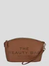 Marc Jacobs The Leather Beauty Bag In Argan Oil