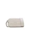 Marc Jacobs Bianco Leather Shoulder Bag With Adjustable Strap In White