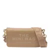 Marc Jacobs The Leather Mini Bag In Beige