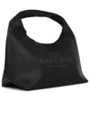Marc Jacobs The Sack Mini Leather Hobo Bag In Black