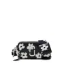 Marc Jacobs Black And White The Snapshot Crossbody Bag In Black