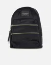 Marc Jacobs Adjustable Nylon Backpack With Maxi Pockets In Black
