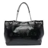Marc Jacobs The Sack Bag Black Shoulder Bag With Logo Embossed On The Front In Leather Woman In Black