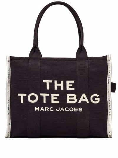 Marc Jacobs Jacquard Tote Bag In Black