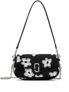 Marc Jacobs Textured Black Bag With Floral Patterns In Black