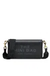 Marc Jacobs Mini Black Crossbody Bag With Engraved Logo