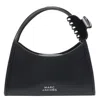 Marc Jacobs Glam Claw Clip Leather Crossbody Bag In Black