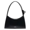 Marc Jacobs The Claw Clip Leather Shoulder Bag In Black