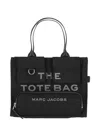 Marc Jacobs The Cargo Canvas Large Tote Bag In Black In Black