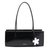 Marc Jacobs The Mirror Satchel Shoulder Bag In Black
