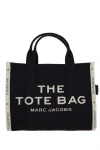 Marc Jacobs The Jacquard Small Tote Hand Bag In Black