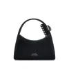 Marc Jacobs Glam Claw Clip Leather Crossbody Bag In Black