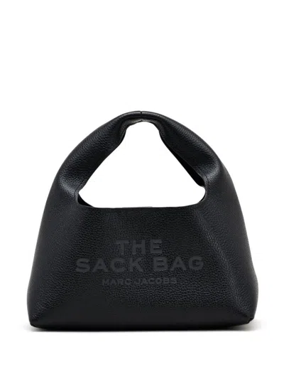 Marc Jacobs The Mini Leather Sack Bag In Nero