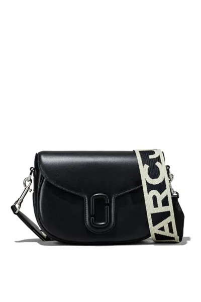 Marc Jacobs The Large Saddle Bag In Nero Neri E Grigi