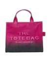 Marc Jacobs The Small Ombre Canvas Tote Bag In Black/hot Pink