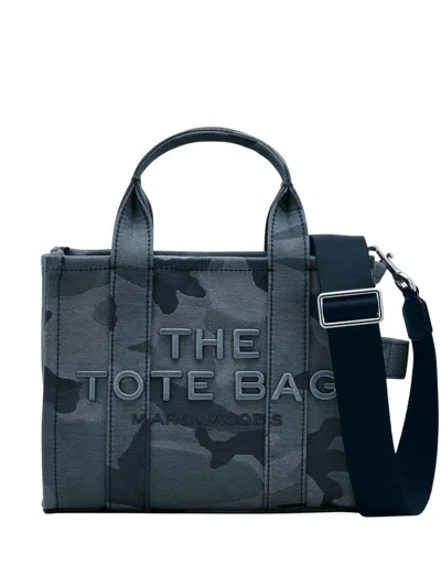 Marc Jacobs The Camo Jacquard Medium Tote Bag In Black