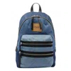 Marc Jacobs The Large Backpack Backpack In Blue Cotton In Blue