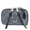 Marc Jacobs The Softshot Shoulder Bag In Blue Cotton In Blue