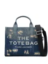 Marc Jacobs The Denim Medium Rip And Repair Tote Bag In Blue