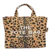 Marc Jacobs Animal Print Tote Bag With Shoulder Strap In Brown