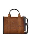 Marc Jacobs Medium Suede Tote Bag With Adjustable Strap In Brown