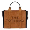 Marc Jacobs Medium Suede Tote Bag With Adjustable Strap In Brown