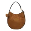 Marc Jacobs The Crescent Large Dual Hobo Bag In Suede In Pattern