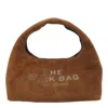 Marc Jacobs The Mini Sack Suede Leather Hobo Bag In Brown