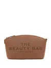 Marc Jacobs Zippered Cosmetic Bag In Brown