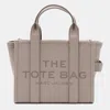 Marc Jacobs Ligth Grey Leather The Small Tote Bag In Neutral