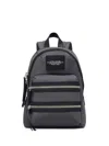 Marc Jacobs Zippered Front Pockets Top Handle Adjustable Straps In Dark Shadow