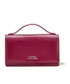 Marc Jacobs Mini Bag The Mirror Burgundy Convertible In Pink